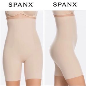 NWT Spanx high waisted mod thigh shorts